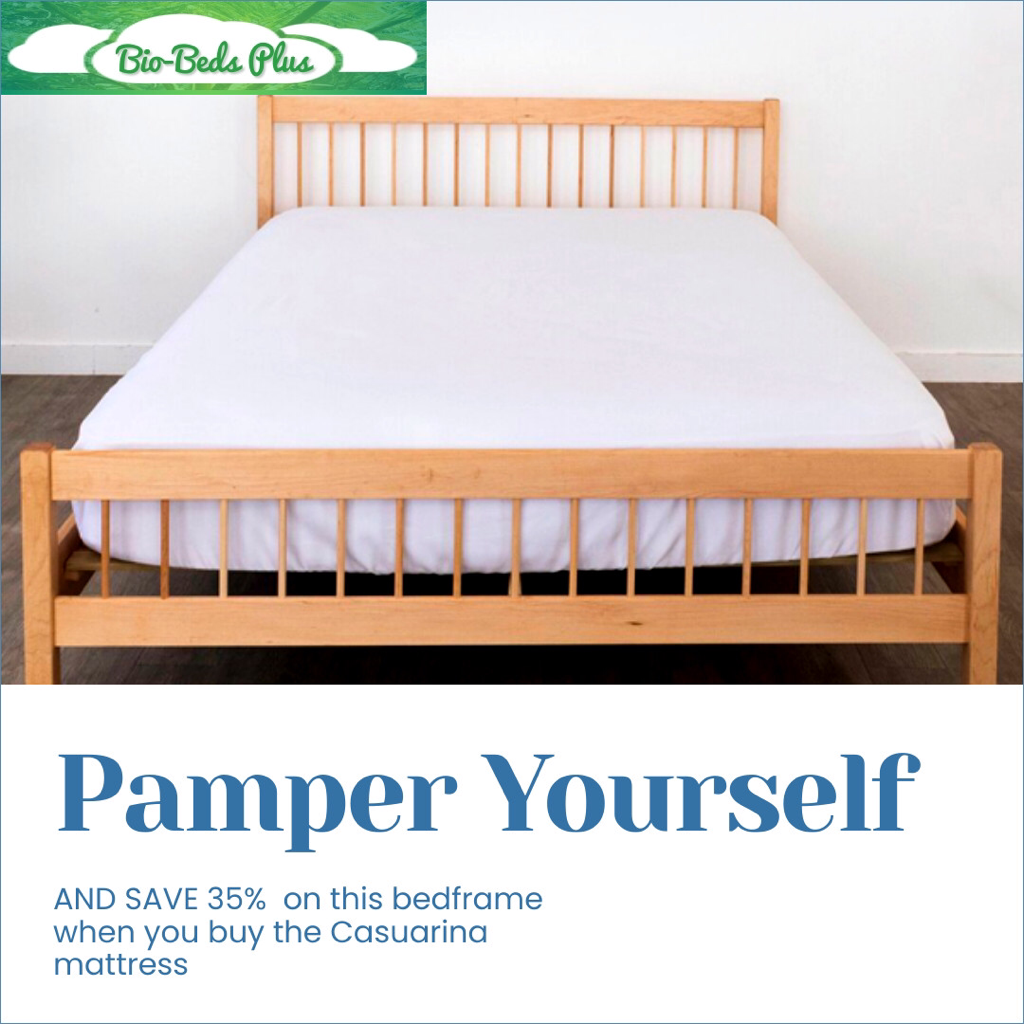 Wood foundation for latex mattress