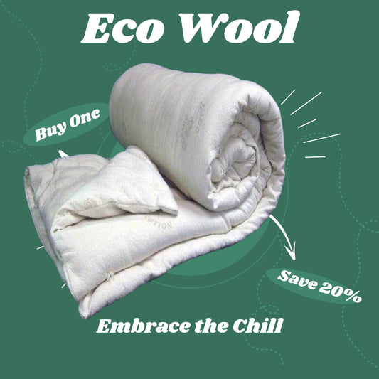 Natural Wool Comforter Sale _ 20 percent off with coupon code: duvet20