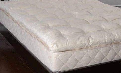 Best Organic Eco-Valley Wool 3-inch Mattress Topper Farmed in the USA
