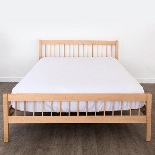 Platform Bed Frame | Solid Oak | Sandia - Bio-Beds Plus